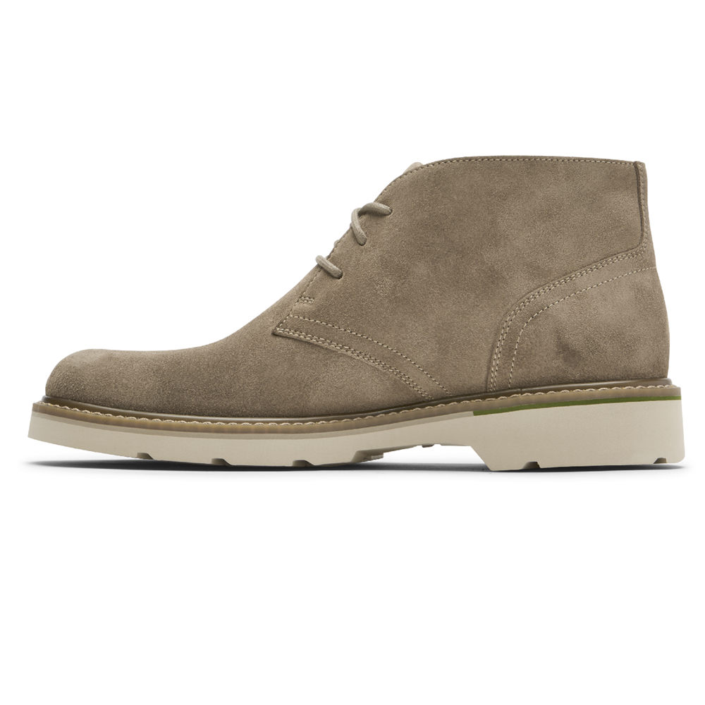 Rockport Kängor Herr Grå - Charlee Waterproof Chukka - QFDYJ8325